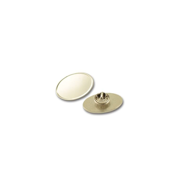 Oval Metal Lapel Pins With Doming