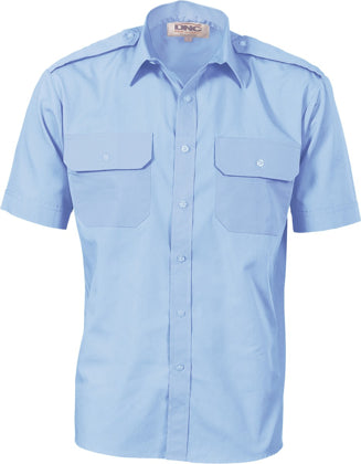 Mens Short Sleeve Epaulette Shirts