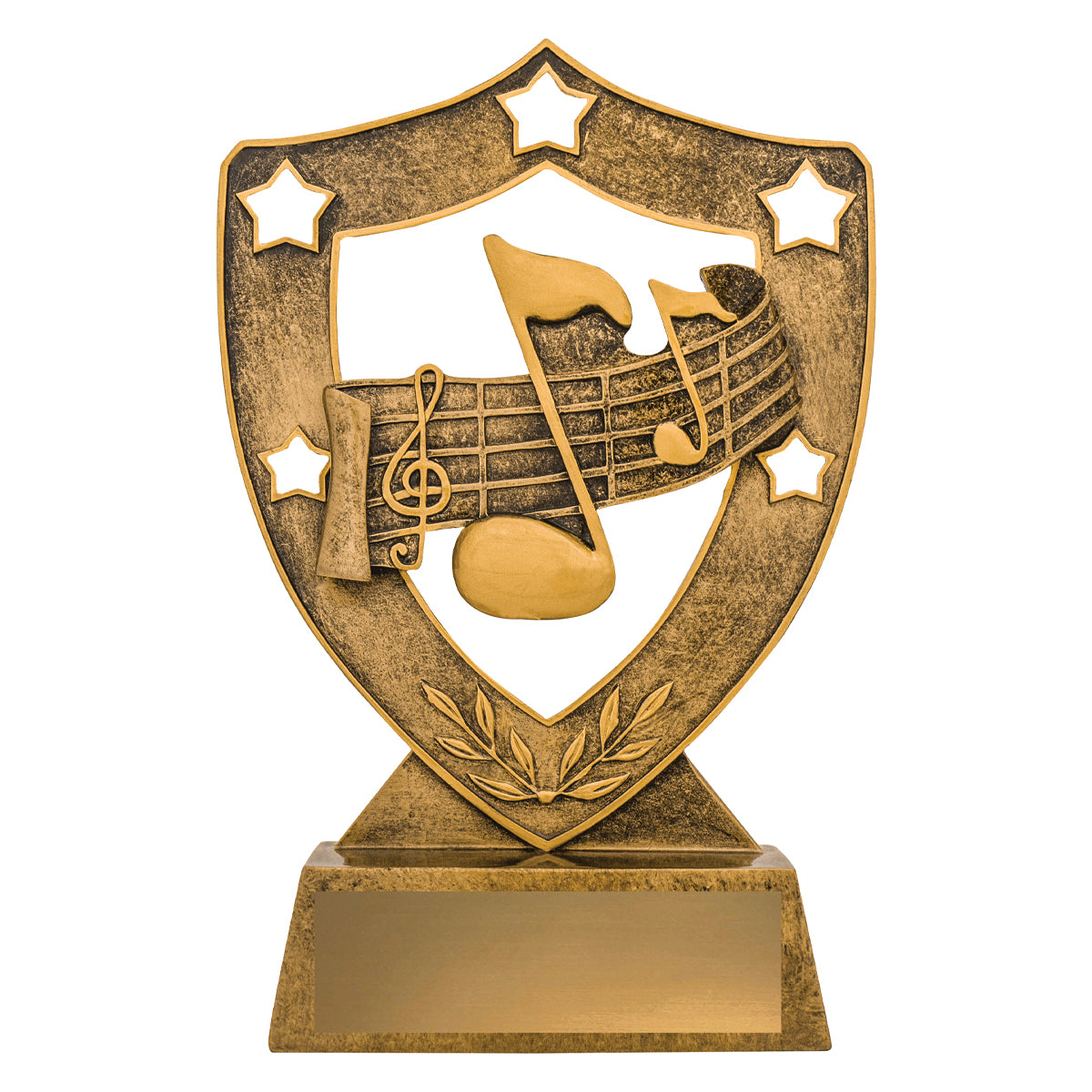 Music Gold Shield