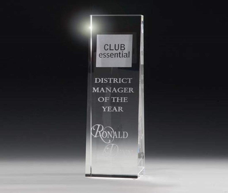 Crystal Wedge Trophy
