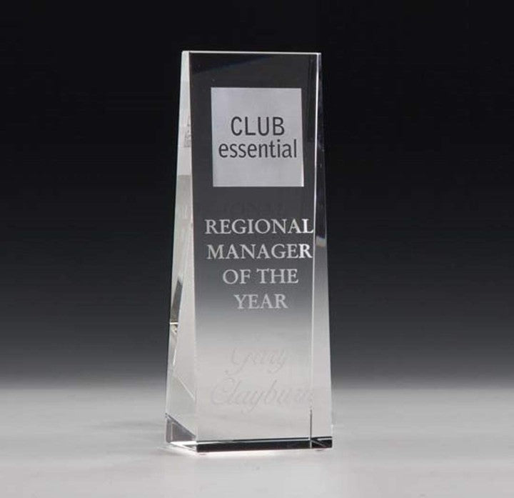 Crystal Wedge Trophy