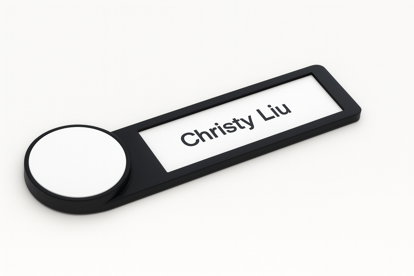 Reusable Name Badge with Dome Logo