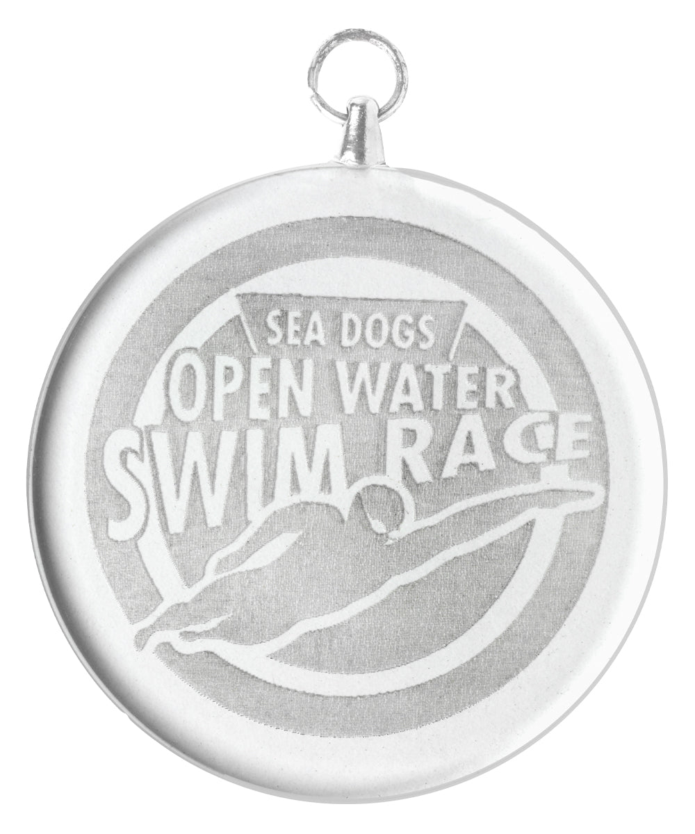 Glass Medal - Round