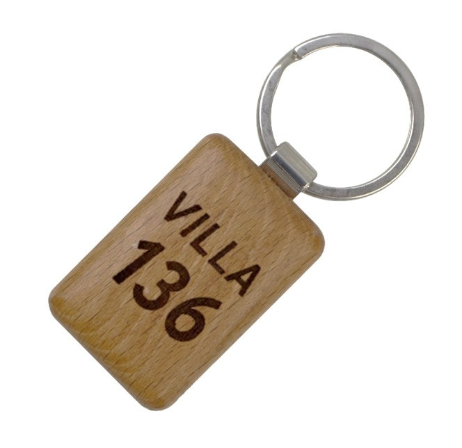 Wooden Key Tag 90x34mm