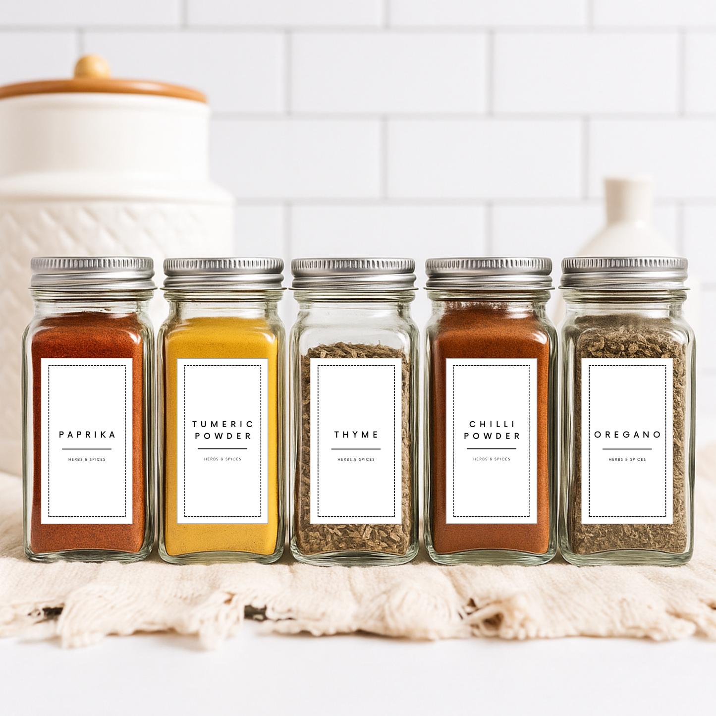 Spice Jar Labels