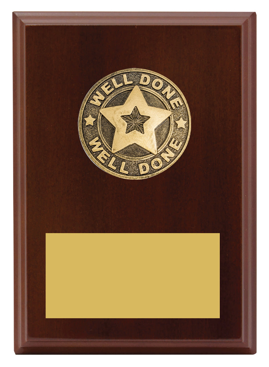 Well Done Plaque