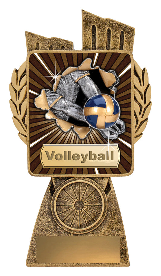 Antique Gold Lynx - Volleyball