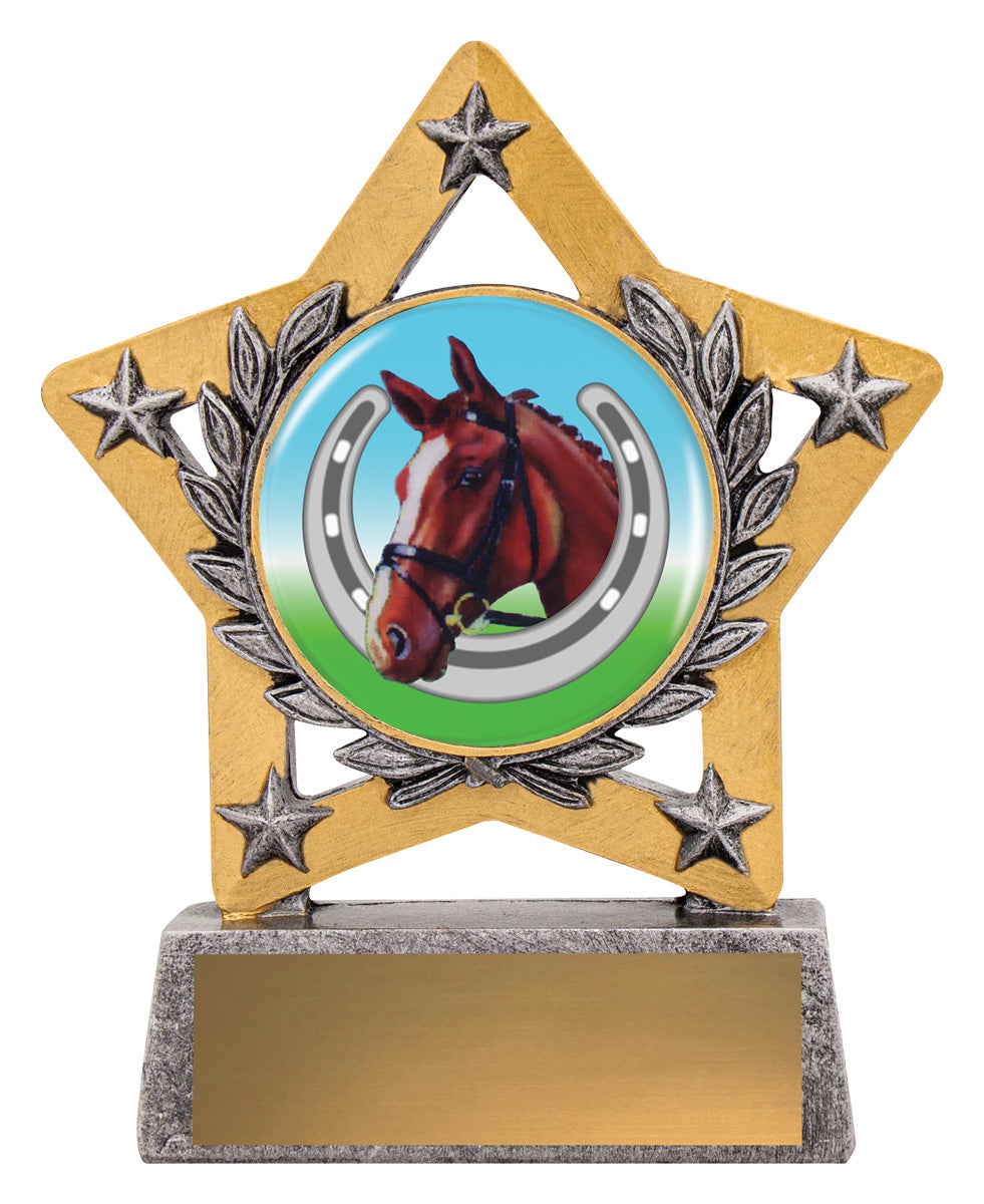 Mini Star Colour - Horse Shoe