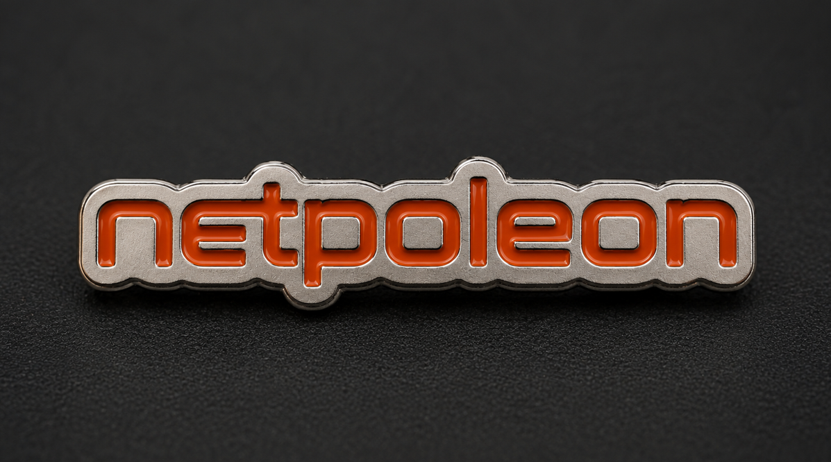 Stamped Iron Soft Enamel Pin
