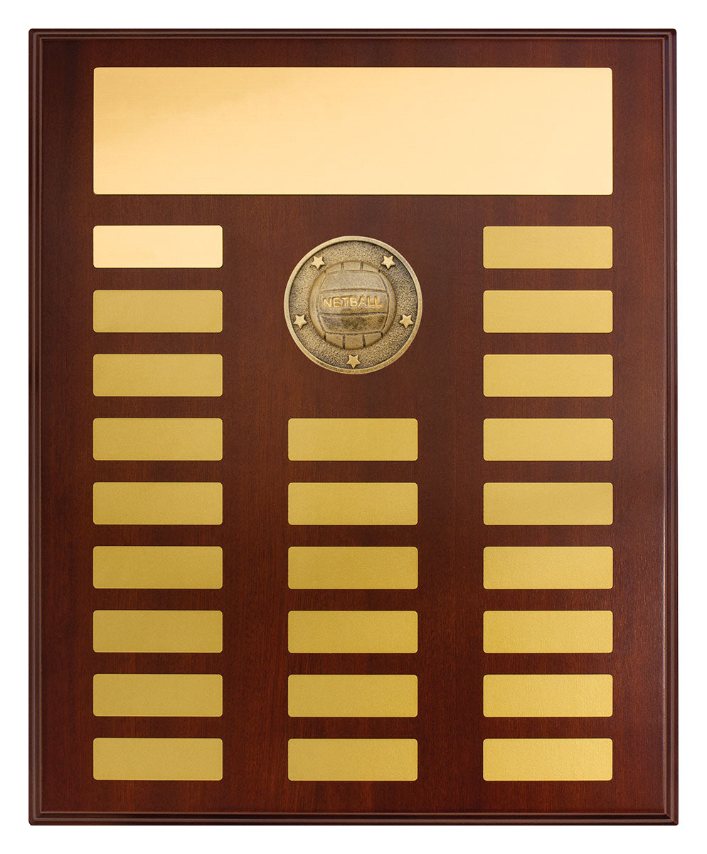 Perpetual Plaque - Netball