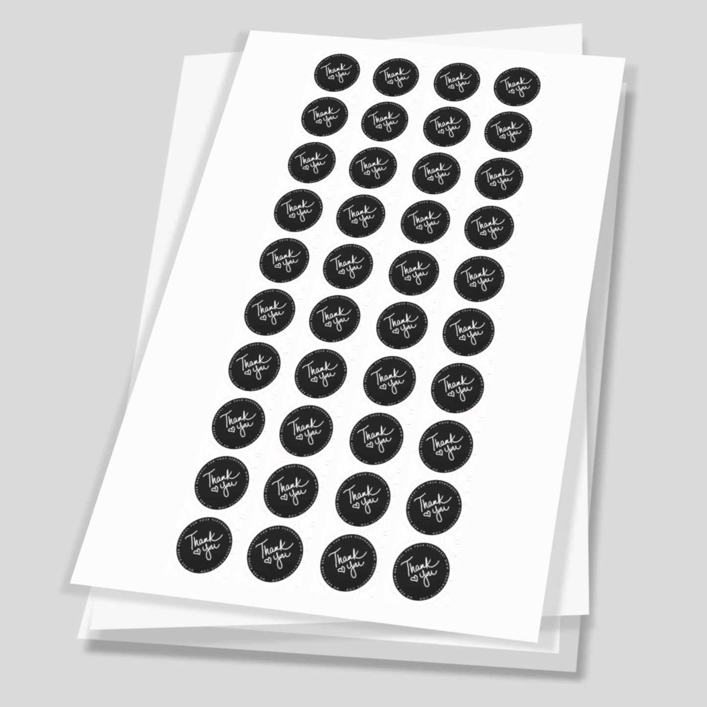 Vinyl Label Sheets (round)