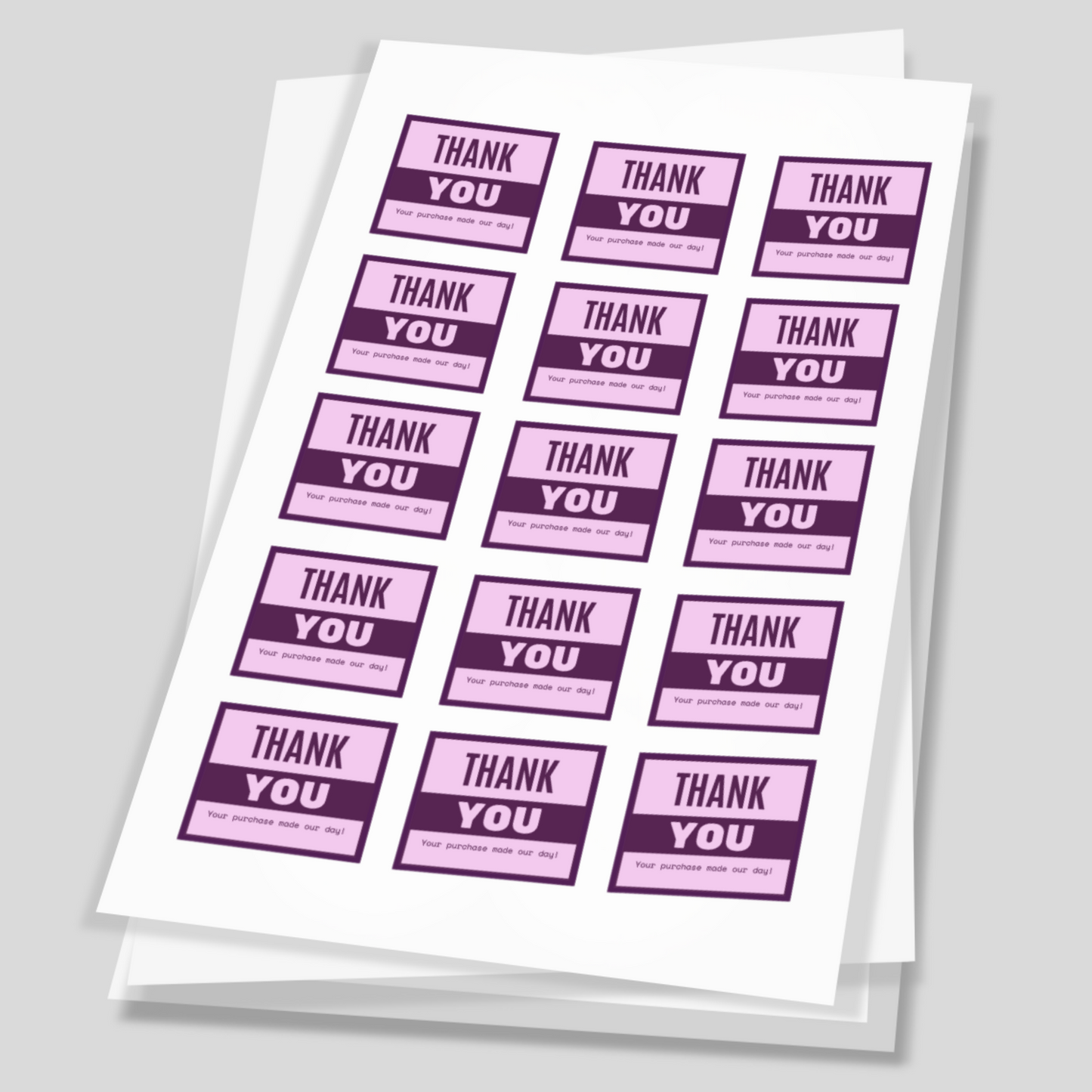 Vinyl Label Sheets (rectangle)