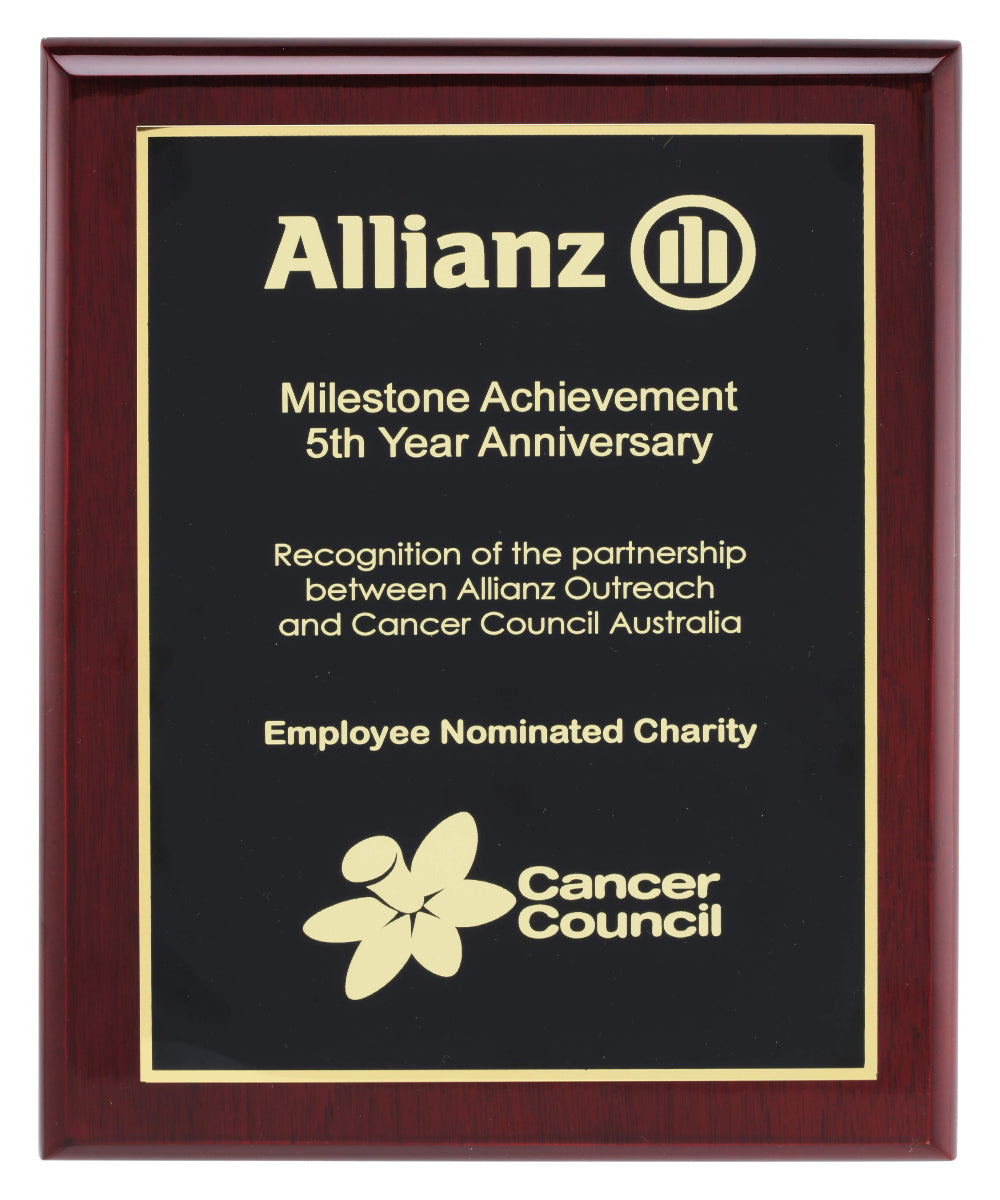 Designer Black Plaque