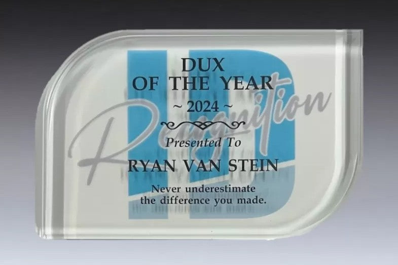 Acrylic Rectangle With 2 Round Corners