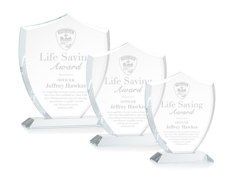 Acrylic Shield Trophy