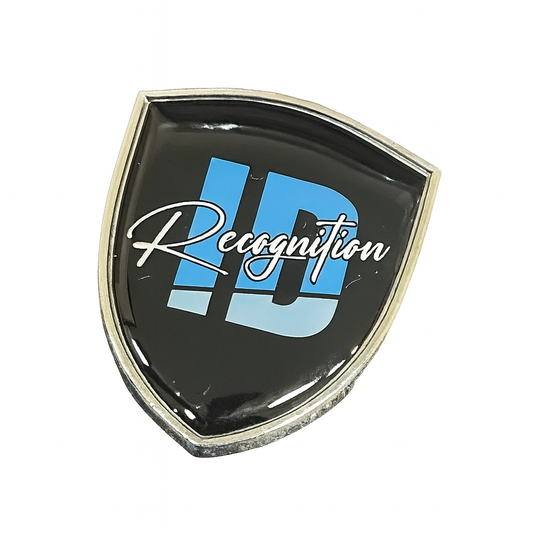 Shield Badge 25x30mm with Epoxy/Resin Dome
