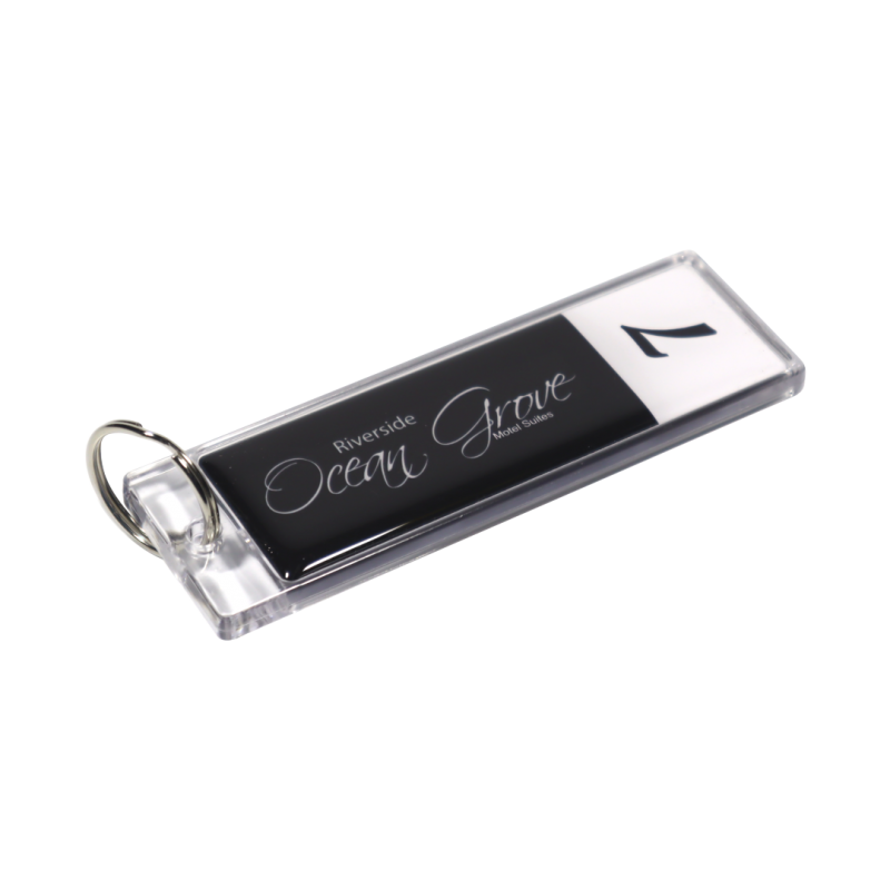 Acrylic Key Tag 110x35mm