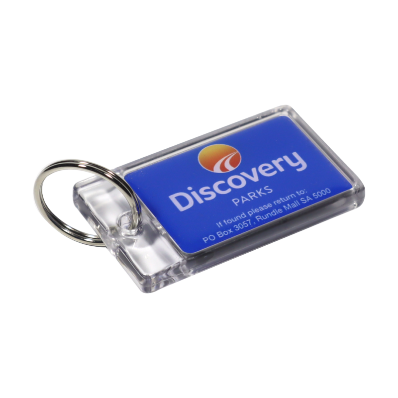 Acrylic Key Tag 60x35mm