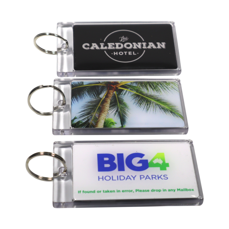 Acrylic Key Tag 90x50mm