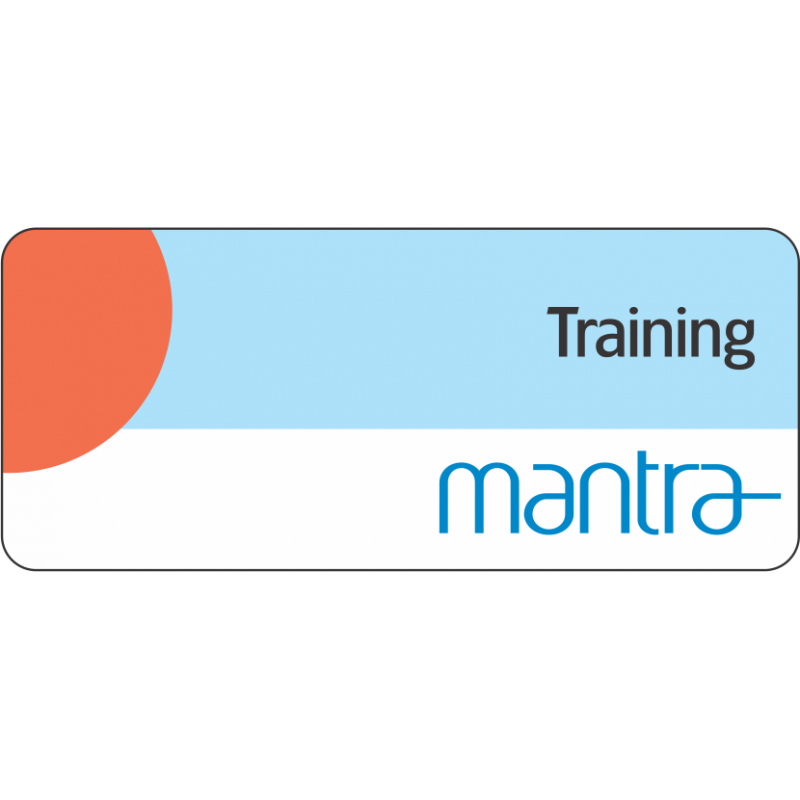 Mantra Name badge