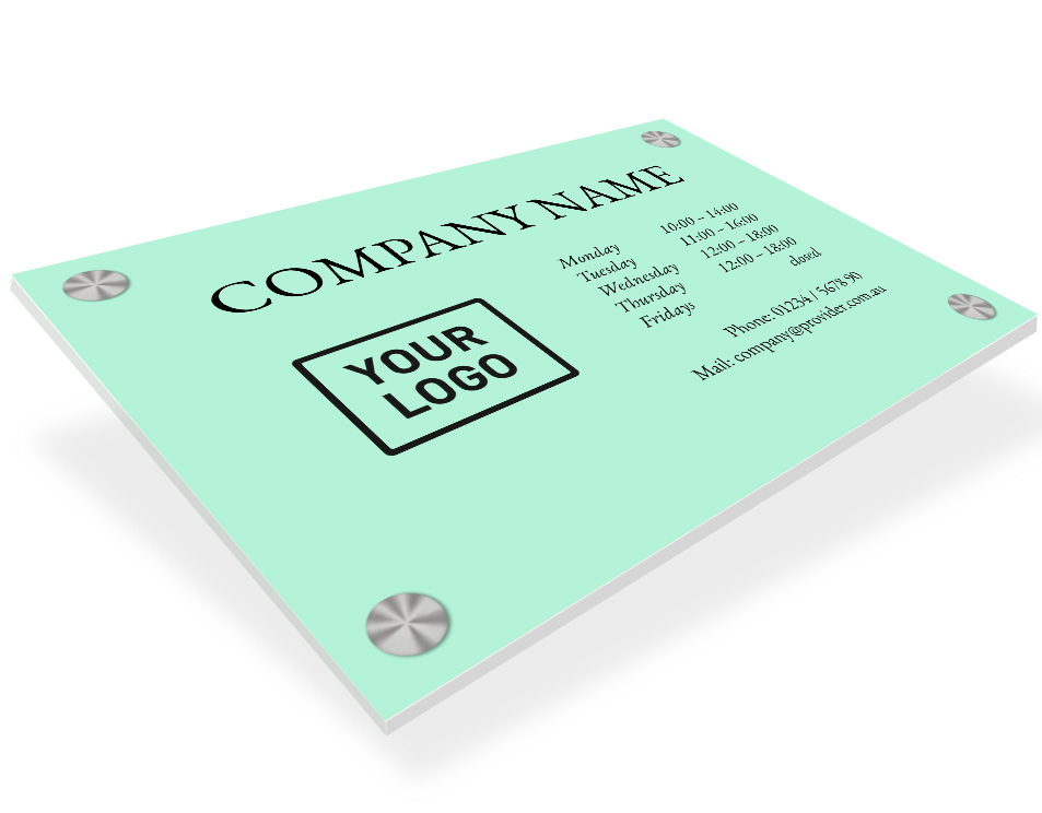 Clear Acrylic Signage (3mm)