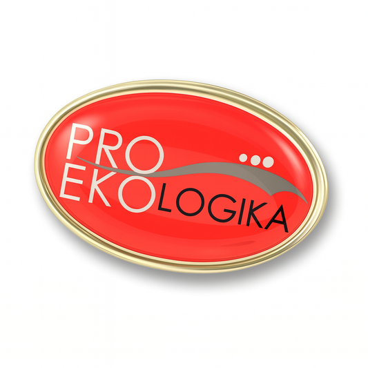 Oval metal lapel pins with doming