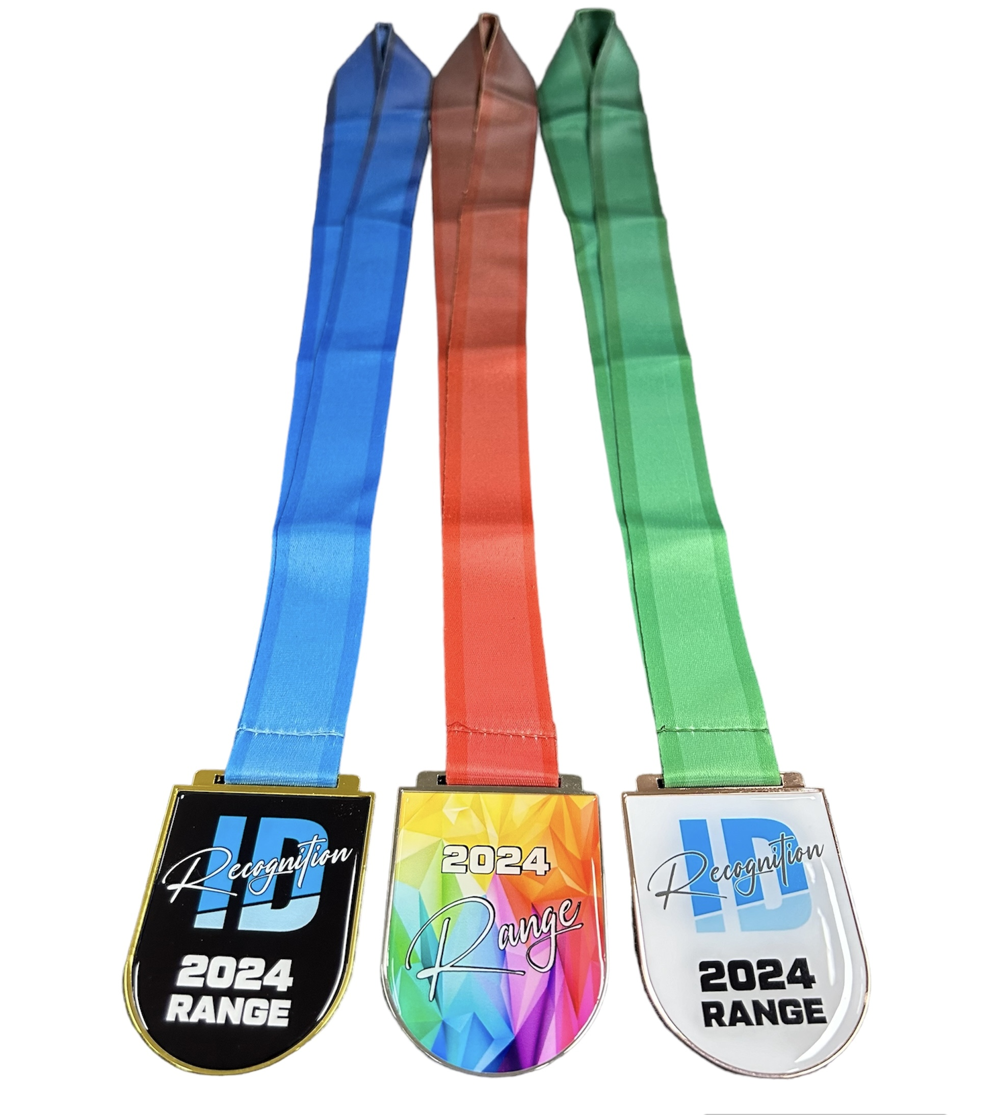 Ovelo Cut Out Medal with Custom Centre and Ribbon - 60mm