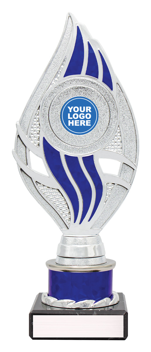 Rio Blue / Silver Column Series Trophy