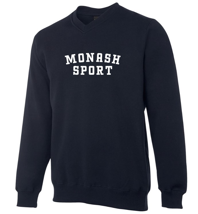 JB's Fleecy Sweat - Navy (Monash Logo)