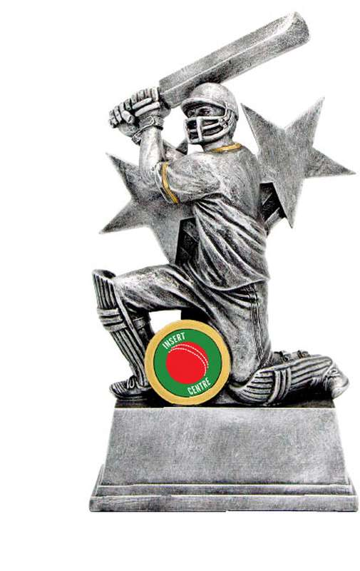 Star Series Cricket Batsman Male Pewter