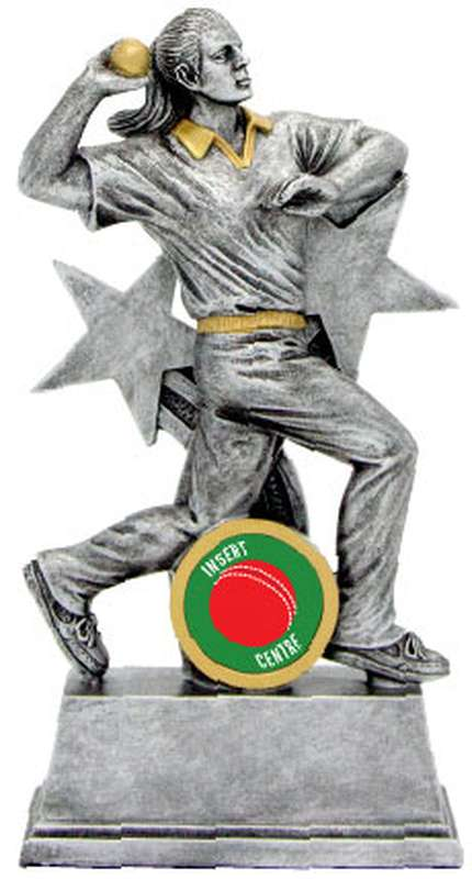 Star Series Cricket Bowler Female Pewter