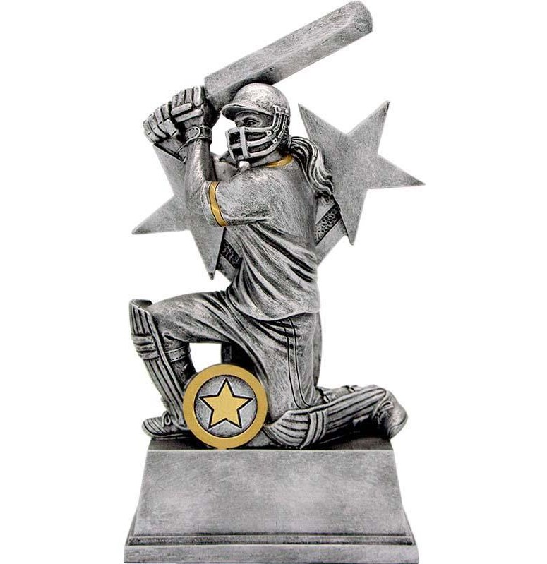 Star Series Cricket Batsman Female Pewter