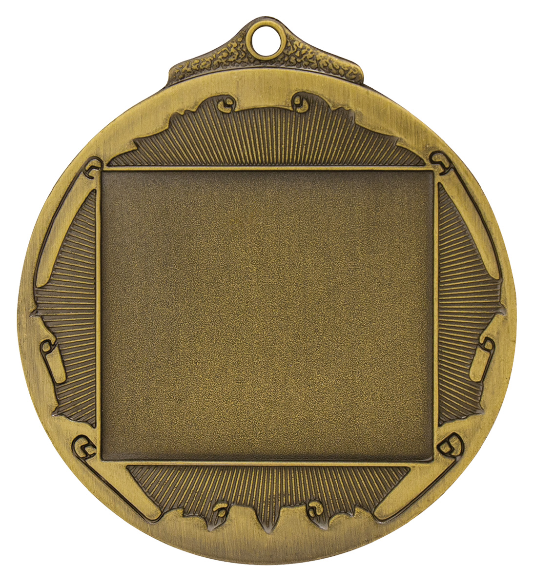 Rugby Insert Medal Gold