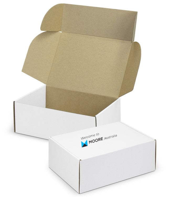 Die Cut Box with Locking Lid - 300x225x113mm (Moore)