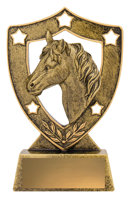 Horse Gold Shield