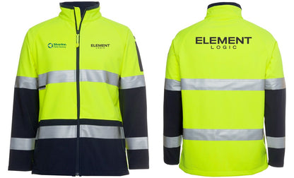 JB's Hi Vis 4602.1 (D+N) Softshell Jacket (ELEMENT LOGIC)