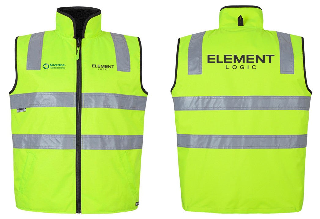 JB's Hi Vis 4602.1 (D+N) Rev Vest (ELEMENT LOGIC)