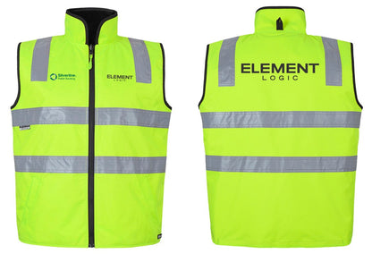 JB's Hi Vis 4602.1 (D+N) Rev Vest (ELEMENT LOGIC)