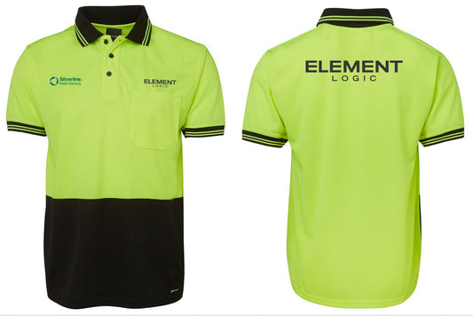 JB's Hi Vis S/S Traditional Polo (ELEMENT LOGIC)