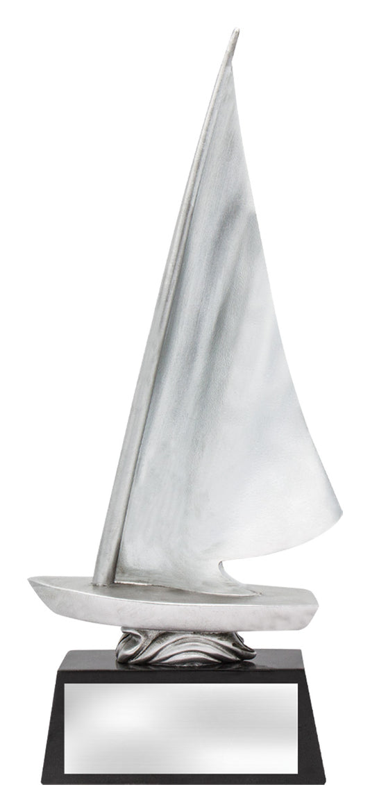 Abstract Dinghy Silver