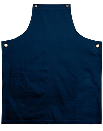 [AP07(M3200)] Canvas Bib Apron