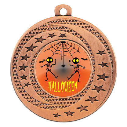 Medal - Halloween Skeletons