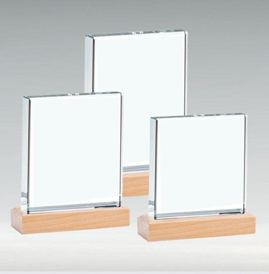 Glass And Wood  Hi-Rise Trophy