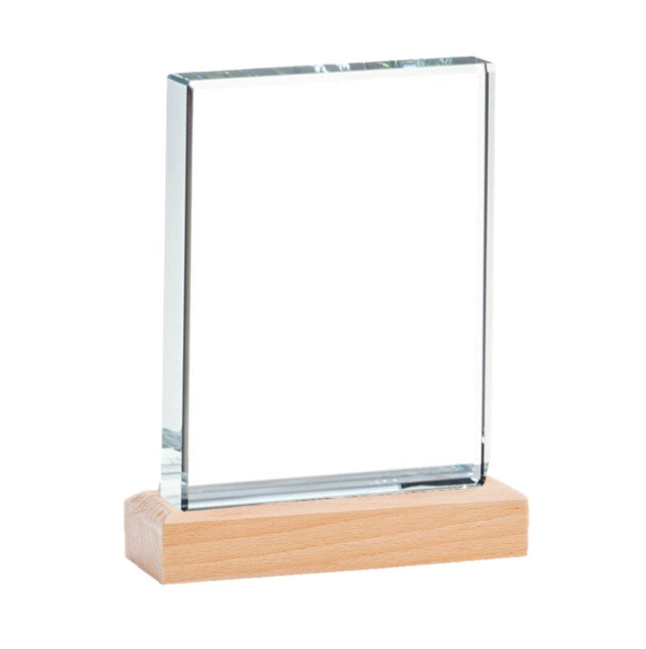 Glass And Wood  Hi-Rise Trophy
