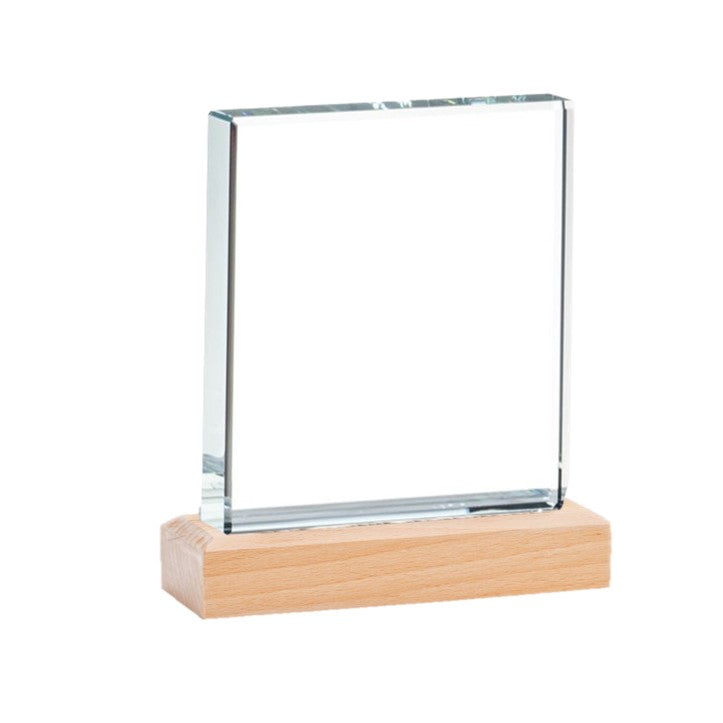 Glass And Wood  Hi-Rise Trophy