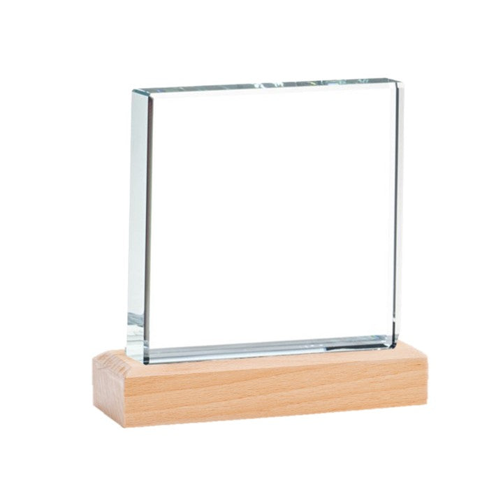 Glass And Wood  Hi-Rise Trophy