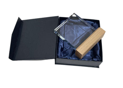 Glass And Wood  Hi-Rise Trophy
