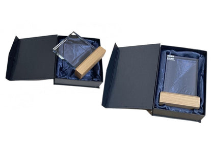 Glass And Wood  Hi-Rise Trophy