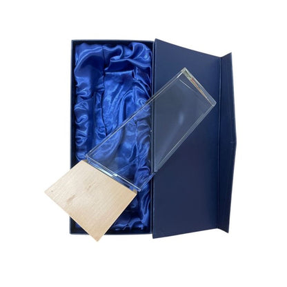 Crystal And Wood Trophy