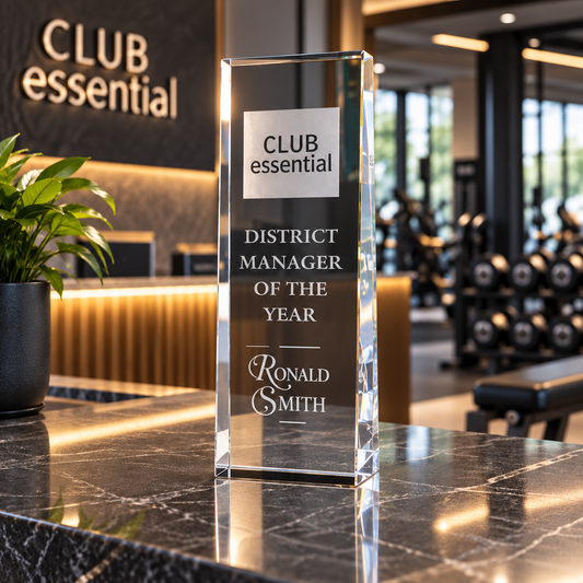 Crystal Wedge Trophy